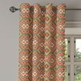 thumbnail image 2 of Ambesonne Colorful Grommet Curtain, Americana, 50" x 96", Multicolor, 2 of 6