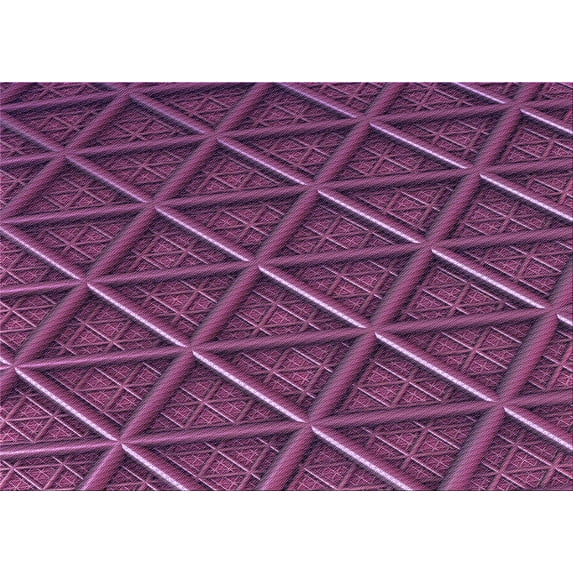 Ahgly Company Machine Washable Indoor Rectangle Transitional Orchid Purple Area Rugs, 7' x 9'