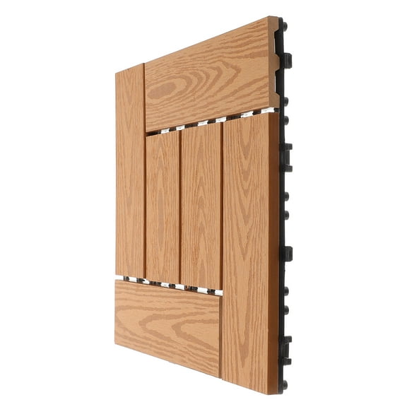 HOMEMAXS Interlocking Deck Tile Outdoor Flooring Patio Floor Decking Tile Replacement