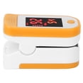 thumbnail image 4 of Oxímetro de pulso de dedo, medidor de oxígeno en sangre, sensor de monitor, medición de SpO2 en la punta del dedo, monitor de saturación de oxígeno, color naranja, 4 of 14