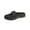 Black, variant on Orthopedic Woven Clog Mules for Women, Arch Support Platform Cushioned Slides, Breathable Knit Backless Loafers Black