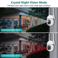 thumbnail image 5 of 4-Pack Wireless 5G WiFi Security Camera System Smart Outdoor Night Vision 1080P, 5 of 8
