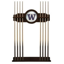 University of Washington Solid Wood Cue Rack with a English Tudor Finish