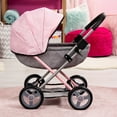 thumbnail image 6 of Bayer: 4-in-1 Toy Baby Doll Pram Stroller Cosy Set - Dolls Up to 18" (Pink/Grey) | Baby Dolls | Pretend | Dress up | Accessory, 6 of 9