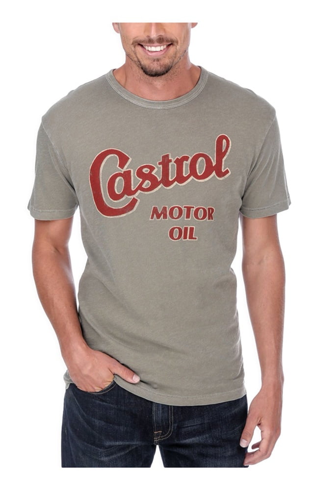 Lucky Brand Castrol GTX Motor Oil Drive Hard T-Shirt Tee Car/Motorcycle Culture
