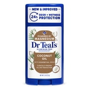 Dr Teal's Aluminum Free Deodorant, Coconut Oil with Essential Oils, 2.5 oz