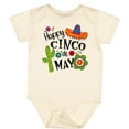thumbnail image 3 of Inktastic Happy Cinco De Mayo- Sombrero, Cactus, Flowers Boys or Girls Baby Bodysuit, 3 of 5