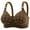 Coffee, variant on ALLLIST Bras for Women Wireless Push up Full Coverage Bralette Black Cozy Graphic T-Shirt Women Lingerie Size M