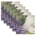 thumbnail image 6 of Qxltty Happy Havanese Dog Napkins 20×20in Perfect for Parties Dinners Weddings Cocktail Housewarming Cloth Napkins Set of 6, 6 of 8