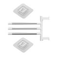 thumbnail image 3 of Cheers.US Wall Mounted Towel Bar, Swivel Towel Rack Stainless Steel Towel Hanger 180° Rotation Space Saving Towel Racks for Bathroom, 3 of 6