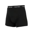 thumbnail image 2 of Calvin Klein 3 Pack Cotton Stretch Trunks, Black, 2 of 6