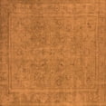 thumbnail image 1 of Ahgly Company Indoor Square Oriental Orange Industrial Area Rugs, 3' Square, 1 of 4