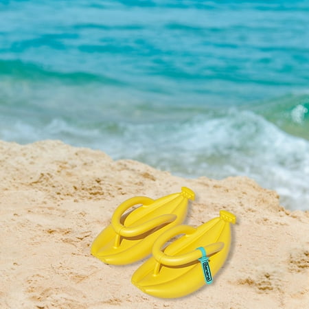 

Women Banana Flip Flops Slippers Mens Summer Anti-Slip EVA Slippers Soft Thick Bottom Slides for Indoor Outdoor (Red 42-43)