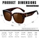 thumbnail image 4 of Gafas de sol KANASTAL polarizadas UV400 para usar sobre lentes, color negro/marrón, 4 of 6