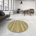 thumbnail image 3 of Ahgly Company Indoor Rectangle Abstract Metallic Gold Abstract Area Rugs, 2' x 3', 3 of 6