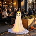 thumbnail image 5 of Halloween Glowing Ghost Yard Stake - 47.2" Lighted Outdoor Decor for Porch Lawn Indoor Party Halloween Decorations D, 5 of 6