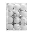 thumbnail image 5 of NWQKYZGH 24PCS Shatterproof Plastic Christmas Baubles Matte Shiny Glitter Hanging Ornament Balls for Indoor Outdoor Xmas Tree Holiday Festival Decor -1.2IN, 5 of 6