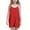Red, variant on Busydd Girls Dresses with Pockets 5-14 Years Casual Solid Color Toddler Teen Girl Clothes Trendy Spaghetti Straps Summer Mini Dresses for Girls