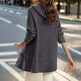 thumbnail image 4 of qelini Cardigans for Women Long Sweater V Neck Solid Button down Long Sleeve Tops Dressy Casual Outerwear, 4 of 5