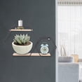 thumbnail image 1 of Easy To Use Display Storage Rack Elegant Wall Display Shelf, Wall Shelf, For Living Room Bedroom Black, 1 of 8
