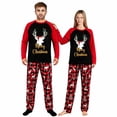 thumbnail image 4 of LuLiaMenton Christmas Family Pajamas Sleepwear Set, Reindeer Lights Men XXL, 4 of 5