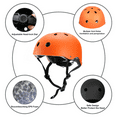 thumbnail image 2 of Yuphony Kids Bike Toddler Helmet Ages 5+ Years Old Boys Girls Multi-Sport Children Helmets Adjustable Cycling for Football Roller Skating Scooter Orange, 2 of 6