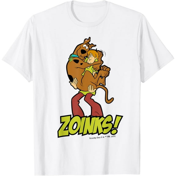 Scooby-Doo T-shirt Cotton Short Sleeve Crew Neck Soft T-shirt Fresh Classic T-shirt