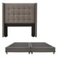 thumbnail image 1 of Base de Cama King Size DICASA Cabecera Titan Gris Oscuro, 1 of 7