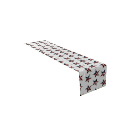 

KI-8jcuD American Flag 4th July Patriotic Memorial Day Table Runner Independence Day Holiday Kitchen Table Decoration Indoor Outdoor Home Party Decoration