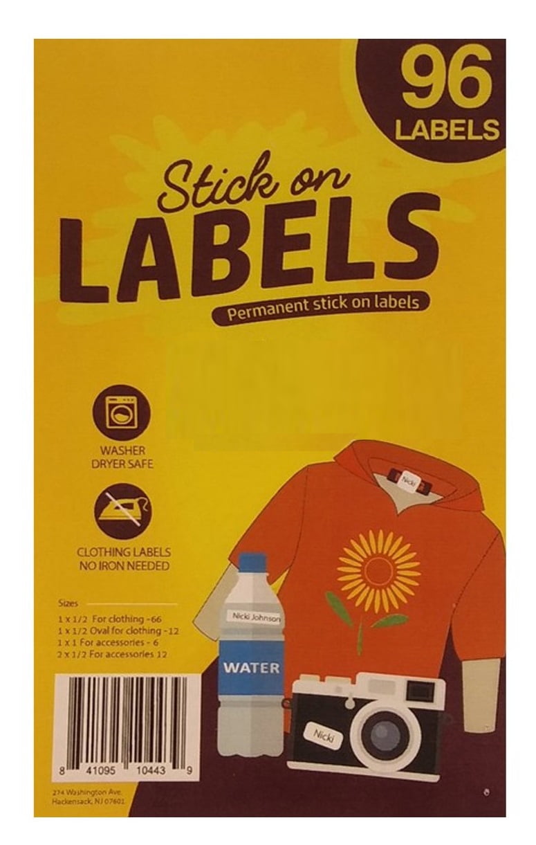 Iron On Labels For Clothes - MyCuteStickons