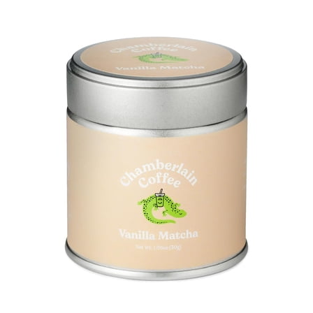 Chamberlain Coffee Vanilla Matcha Green Tea Powder - Madagascar Vanilla   Ceremonial Grade Matcha - Hot or Iced - Organic, Vegan & Gluten-Free Matcha Powder - 1.06 oz
