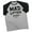 T-Shirt Heather Grey, variant on GYMISH Raglan Mad Lifter Funny Workout Gym T-Shirt for Men