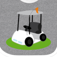 thumbnail image 4 of Inktastic Golf Cart Golfing Boys or Girls Baby Bib, 4 of 4