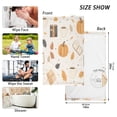 thumbnail image 6 of Yayeee 100% Cotton Hand Towels for Bathroom 16" x 28" Soft Absorbent Kitchen Towel, Beige Fall Pumpkin, 6 of 7