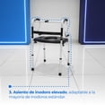 thumbnail image 4 of Andadera plegable AN15GDP con asiento elevado | Marca Handy, 4 of 7