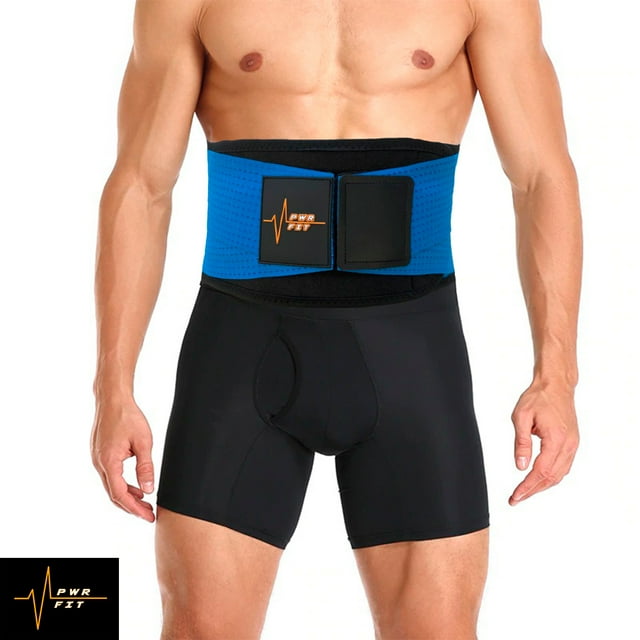 Faja para Gym Hombre Power Fit Cintura Colombiana Liso