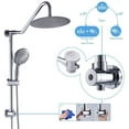 thumbnail image 3 of Kichae Dual Shower Combo Stainless Steel 10" Shower Head,5-Setting Handheld Shower Sprayer, 3 of 9