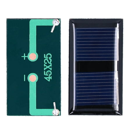 

4Pcs 1V 0.15W DIY Solar Panel Mini Solar Charging Module Board for Research Projects 45x25mm