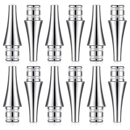 

12 Pcs Alloy Point Drill Pen Heads Replacement Pen Head DIY Embroidery Tools