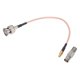 thumbnail image 1 of Cables Coaxiales Unique Bargains RG316 BNC Macho a MCX Macho con Adaptador Cable Coaxial RF de Baja Pérdida 0.5 Pies de Largo Color Naranja 1 Ud, 1 of 7