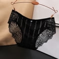 thumbnail image 2 of Youmylove Soft Comfortable Underwear For Women Seamless Lace Panties Low Waist Sexy Sweet Silk Smooth Cotton Crotch Triangle Pants Soft Microfiber Boxer Briefs Underwear, 2 of 3