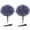 Lavender, variant on THE BRIVE Artificial Boxwood Topiary Ball Trees 16" Set of 2 - Lifelike Outdoor Faux Cedar Bushes with Ground Spike, Decor for Front Porch, Garden, Indoor(Eucalyptus green)
