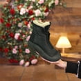 thumbnail image 2 of Women's Snow Boots Retro Versatile Soft Soled Thick Velvet High Top Warm Shoes for Autumn and Winter, 2 of 9