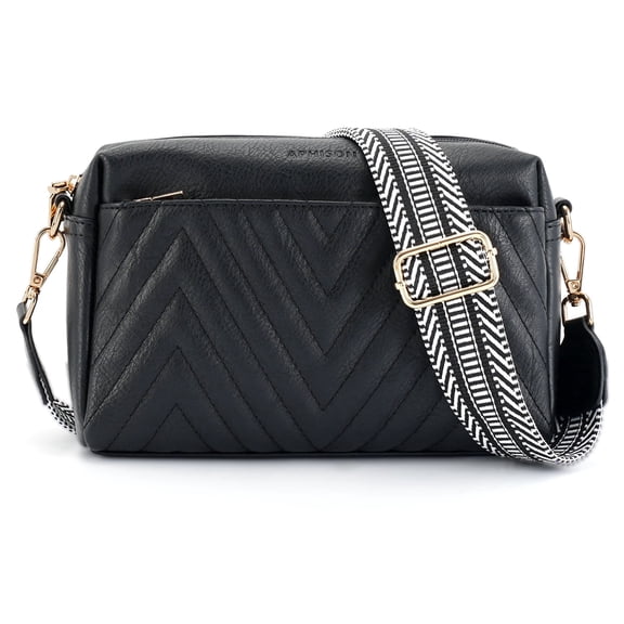 【Mother’s Day Gift Present】APHISON Women's Vegan Leather Shoulder Bag, Butterfly Stylish Crossbody Purse with Phone Pocket, Zipper Closure and Card Slots Shopping, Carry Daily Fashion