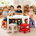 thumbnail image 3 of 10 Pack Stools for Classroom, Linor 11" H Stackable Colorful Nesting Plastic Stool, Chairs Flexible Seating for School, Home, 3 of 8