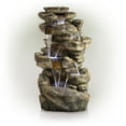 thumbnail image 5 of Alpine Corporation 6-Tier Amazonian Water Fountain with LED Lights, 5 of 12