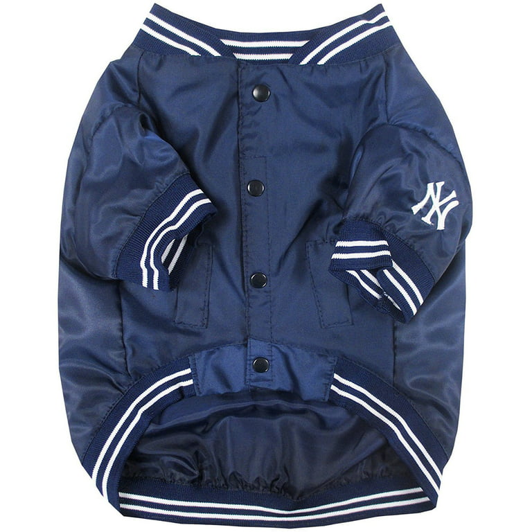 Pets First MLB New York Yankees Dugout Jacket for Dogs and Cats