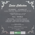 thumbnail image 3 of Cotton House - Flannel Sheet Set, 100% Mercerized Cotton, Full Size, Deers Design, 3 of 4