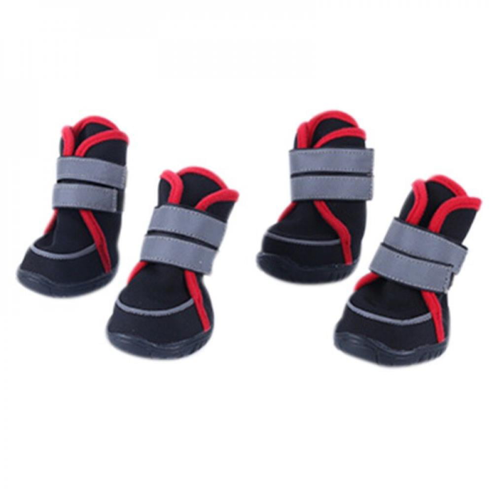 Pet Dog Shoes For Mountain Wearable For Pets PVC Soles Waterproof Reflective Dog Boots Perfect for Small Medium Large Dog