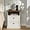 White, variant on Night Stand with Charging Station, Bedside Table with 2 Drawers Storage and Open Shelf, White Nightstand with Outlets, Wood Modern End Table for Bedroom Office